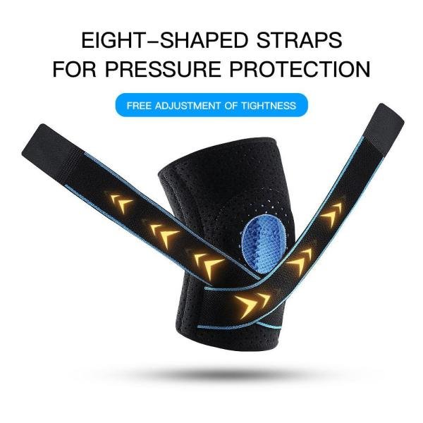 Silicone Knee Band with Straps