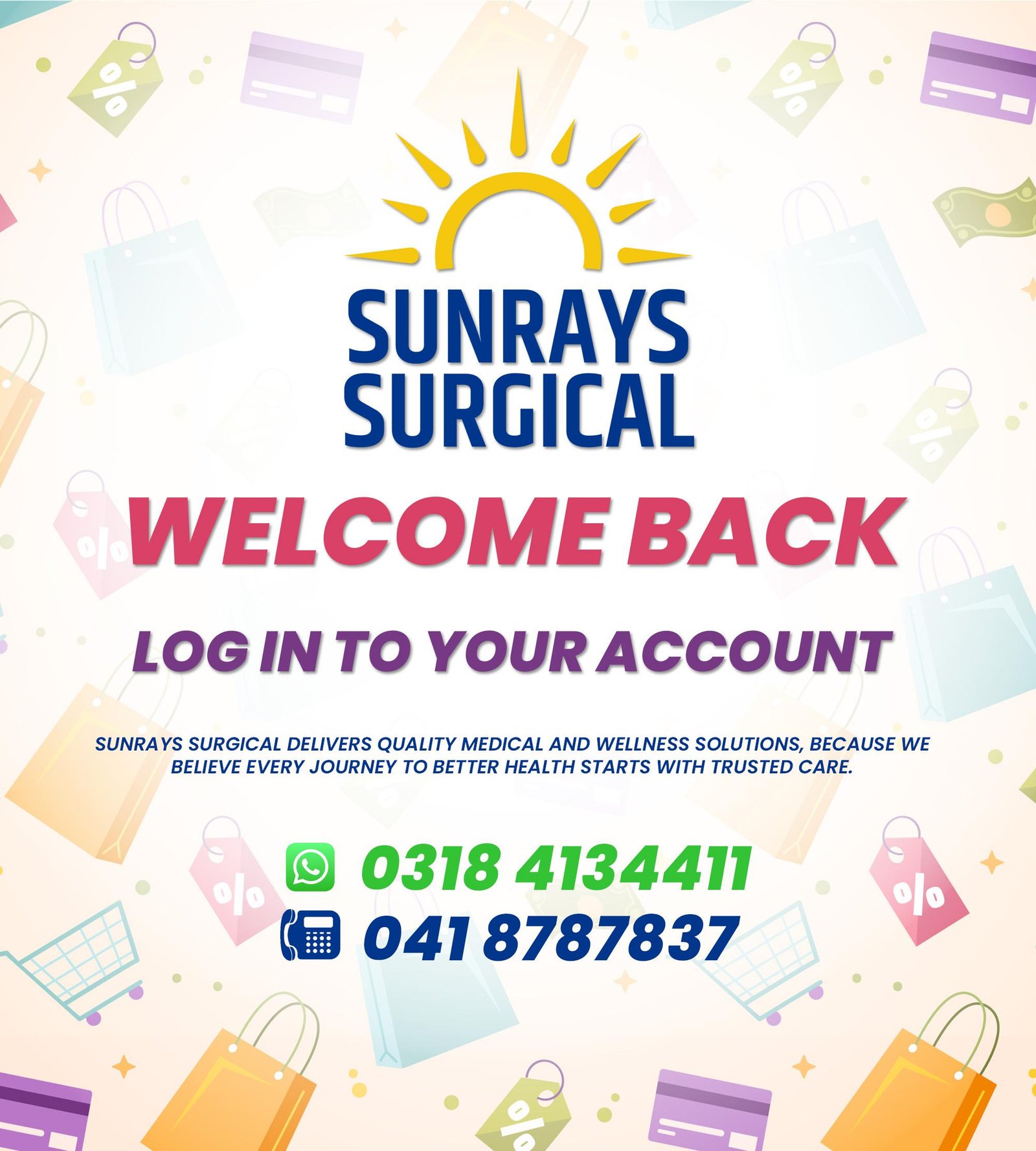 Login to your account