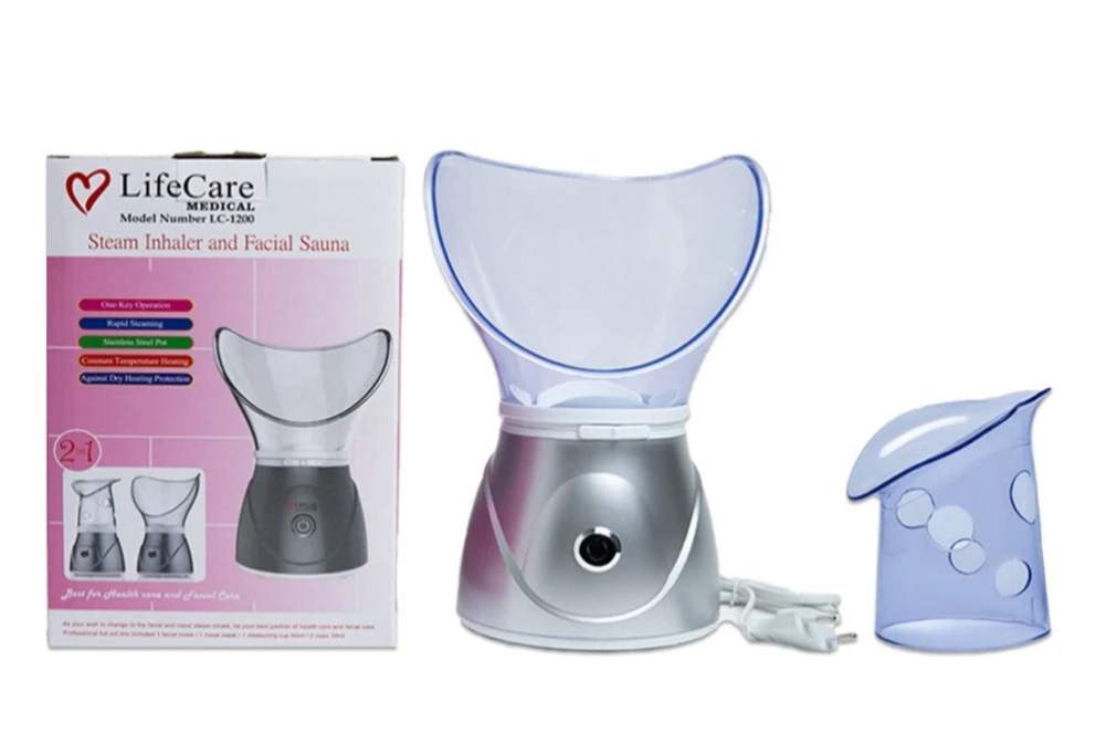 Life Care Portable Steam Inhaler and Facial Sauna 2 in 1 Steamer