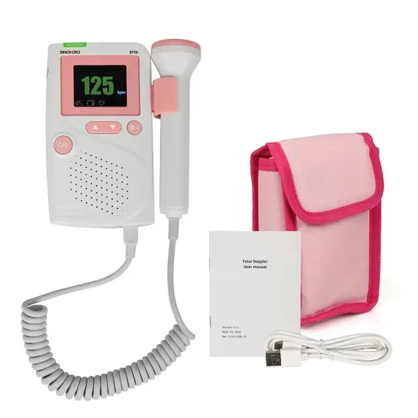 Handheld Fetal Doppler Rechargeable with graph