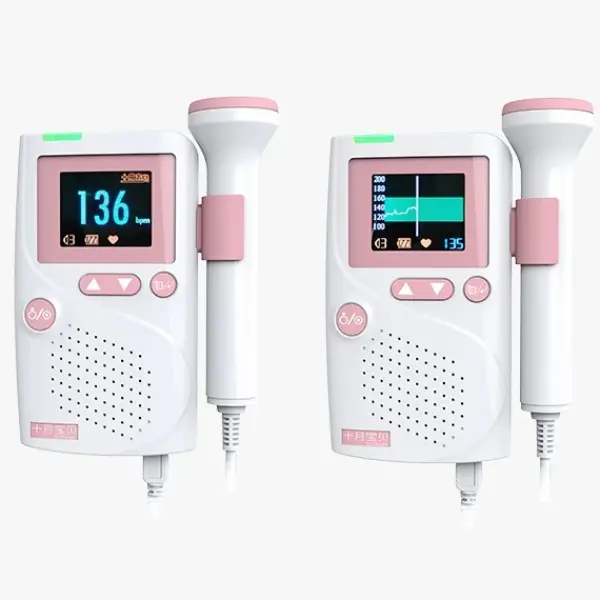 Handheld Fetal Doppler Rechargeable with graph